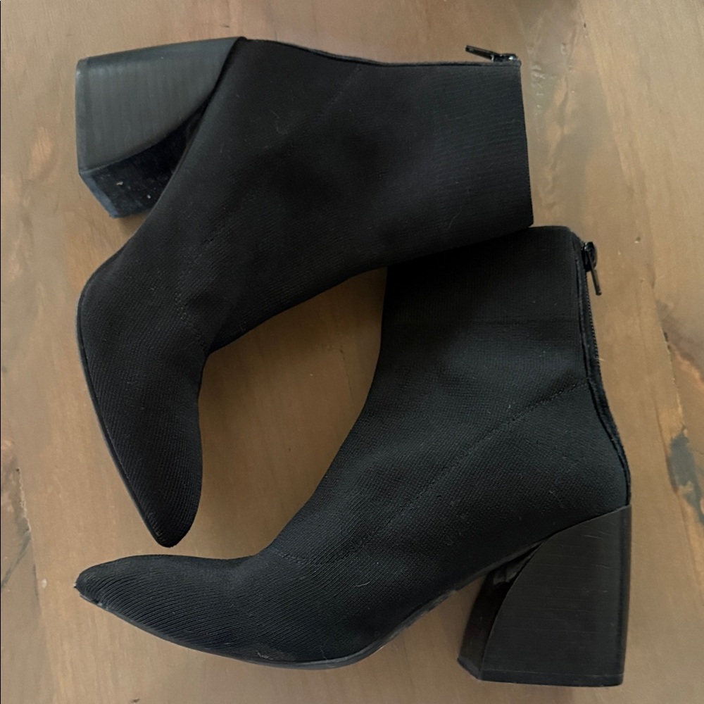 Jeffrey Campbell Black Heeled Boots